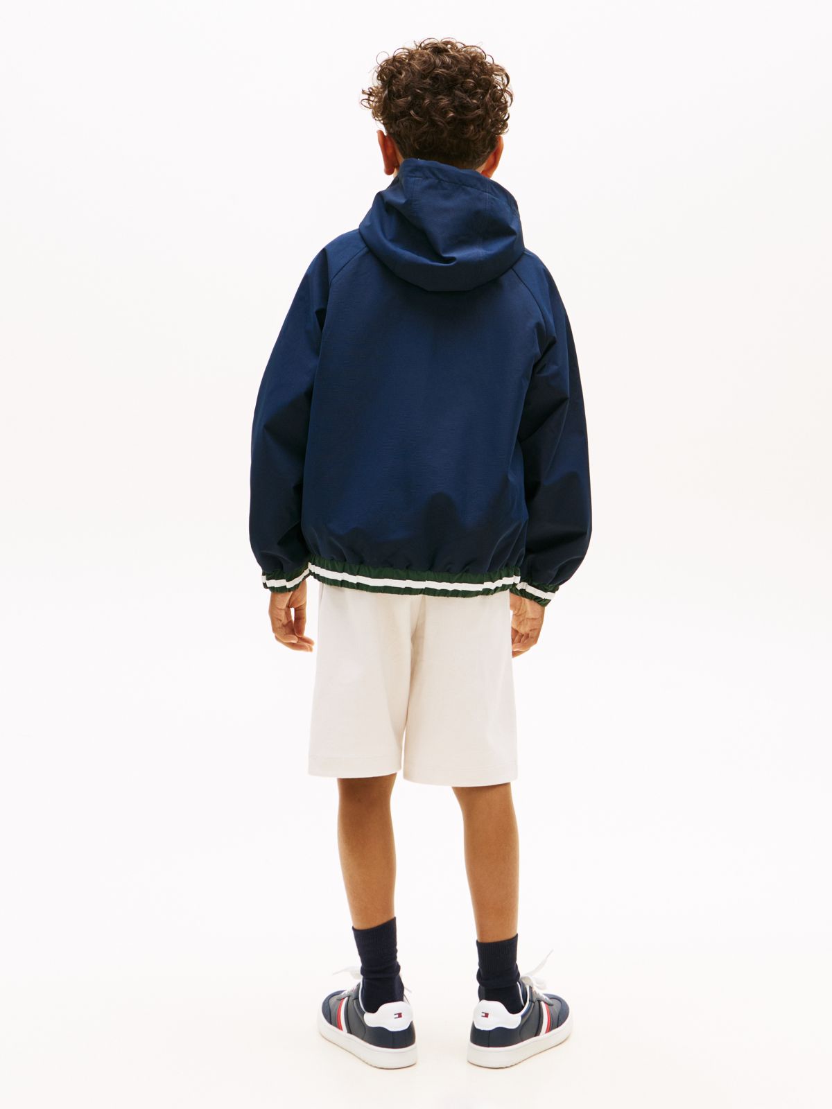 Ripstop Reversible Hooded Jacket — Blue