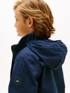 Essential Zip-Thru Hooded Jacket — Blue 2