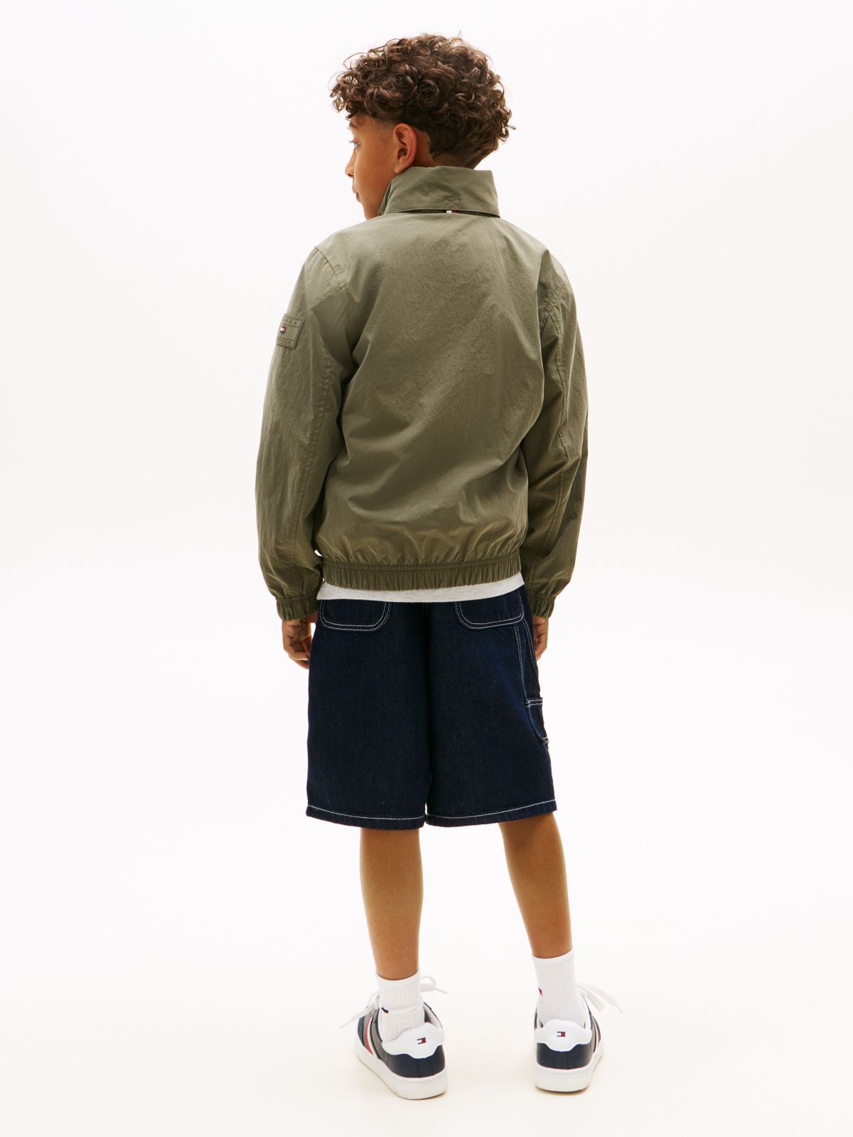 Essential Zip-Thru Hooded Jacket — Green
