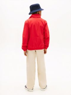 Essential Zip-Thru Hooded Jacket — Red 5