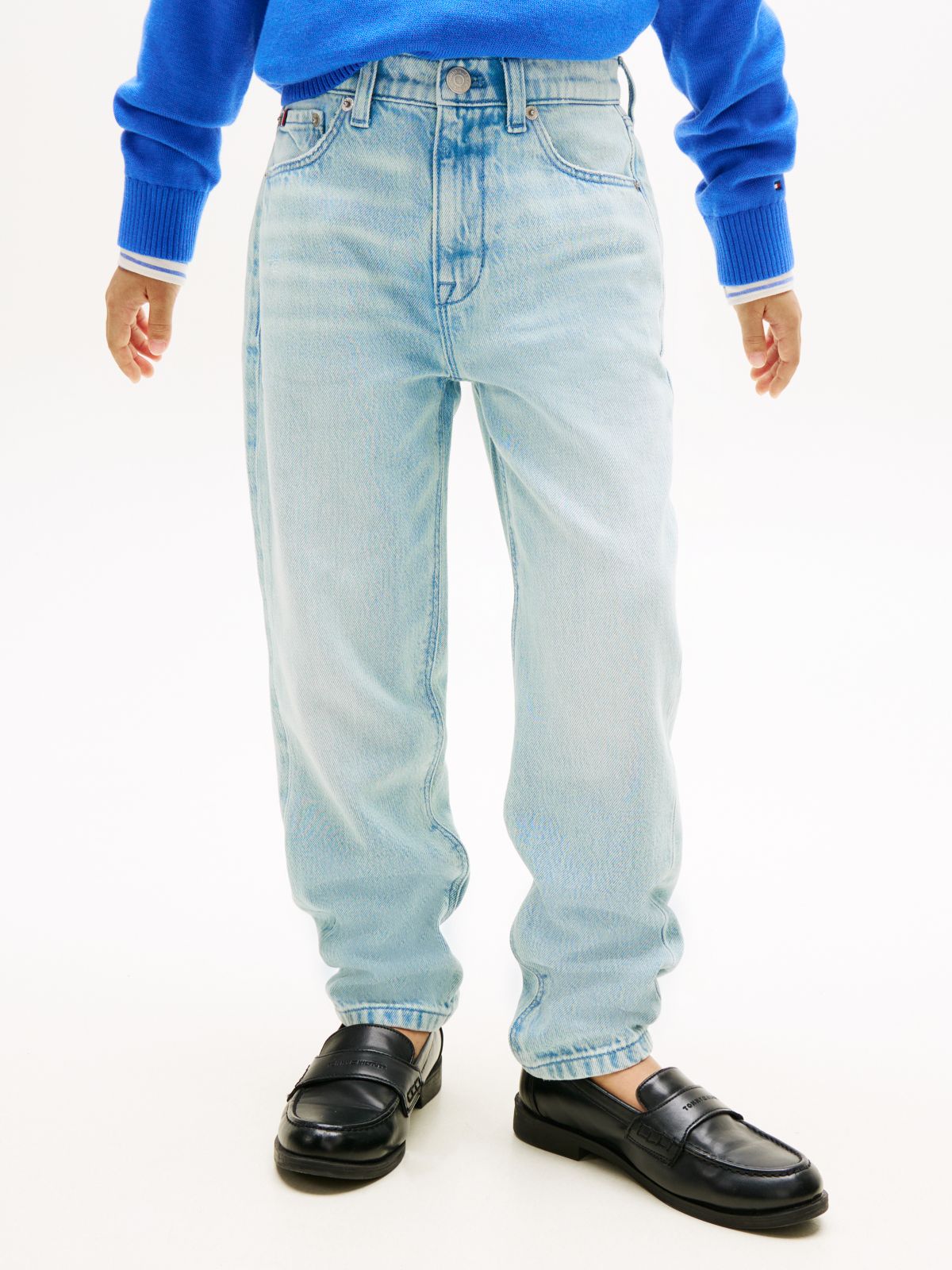 Faded Regular Jeans — Blue