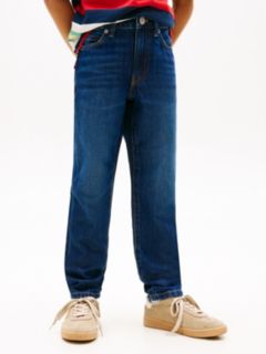 Whiskered Straight Leg Jeans — Blue 2