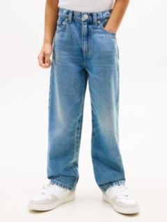 Whiskered Relaxed Jeans — Blue 2