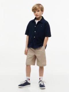 Essential Relaxed Fit Seersucker Short Sleeve Shirt — Blue 2