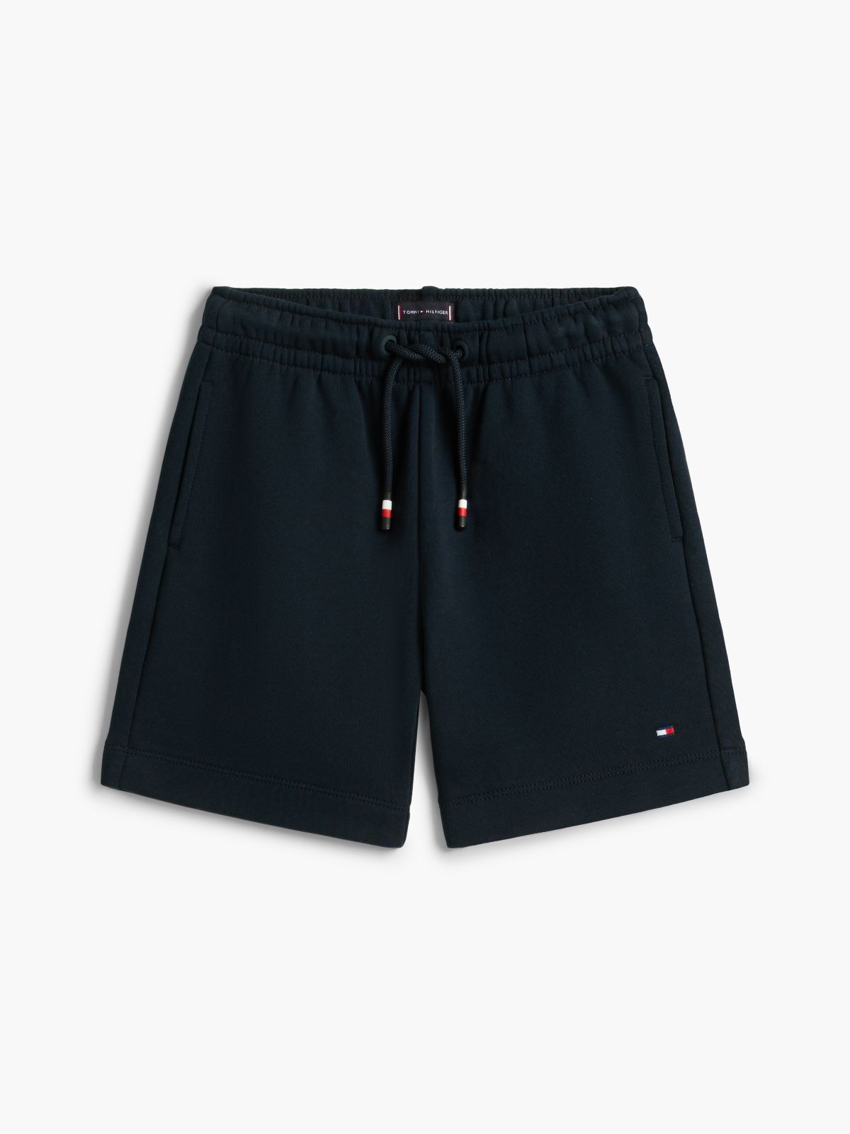 Wavy Flag Graphic T-Shirt And Sweat Shorts Set — Blue