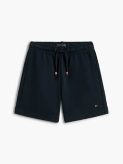 Wavy Flag Graphic T-Shirt And Sweat Shorts Set — Blue 6