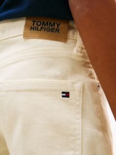 Relaxed Denim Shorts — Beige 3