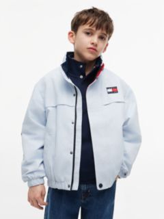 Stripe Logo Relaxed Regatta Jacket — Blue 1