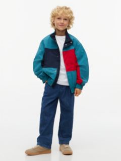 Flag Embroidery Relaxed Jacket — Blue 2