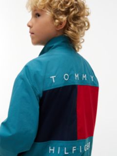 Flag Embroidery Relaxed Jacket — Blue 3