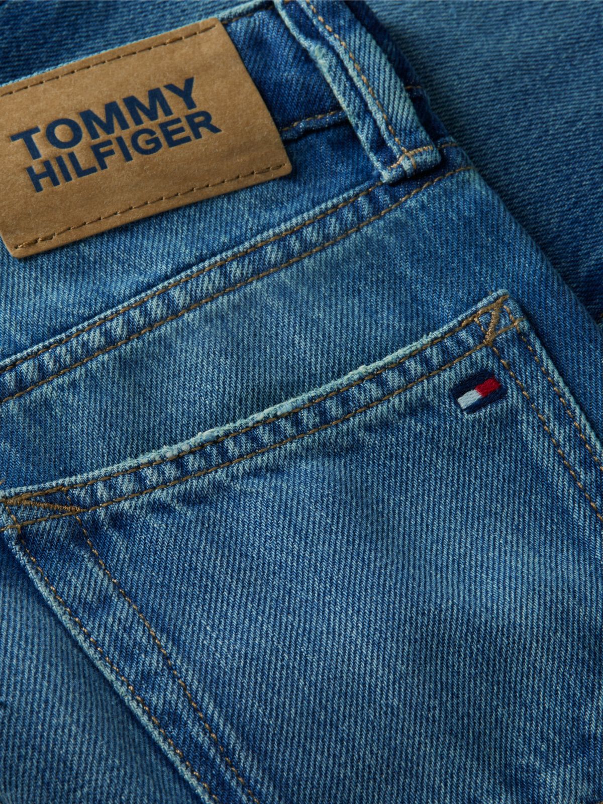 Whiskered Vintage Straight Jeans — Blue