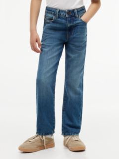 Whiskered Vintage Straight Jeans — Blue 1
