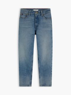 Signature Tape Faded Regular Jeans — Blue 5