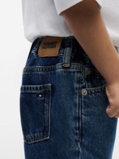 Elasticated Waist Wide Leg Jeans — Blue 3