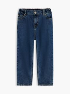 Elasticated Waist Wide Leg Jeans — Blue 5