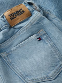 Whiskered Elasticated Waist Wide Jeans — Blue 6