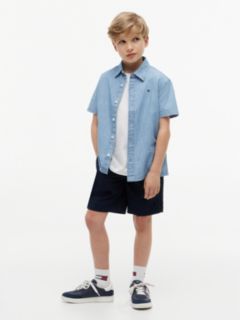 Essential Relaxed Paper Touch Shorts — Blue 2