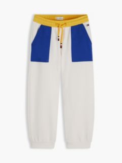 Back Logo Graphic Cuffed Leg Joggers — Multi 5