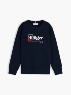 Logo Interlock Pique Sweatshirt — Blue 5