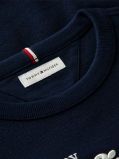 Logo Interlock Pique Sweatshirt — Blue 6
