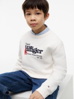 Logo Interlock Pique Sweatshirt — Beige 3