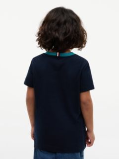 Crest Logo Jersey T-Shirt — Blue 4