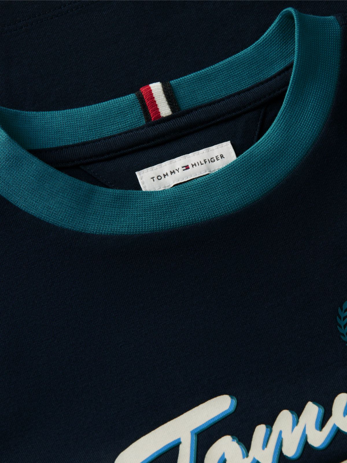 Crest Logo Jersey T-Shirt — Blue
