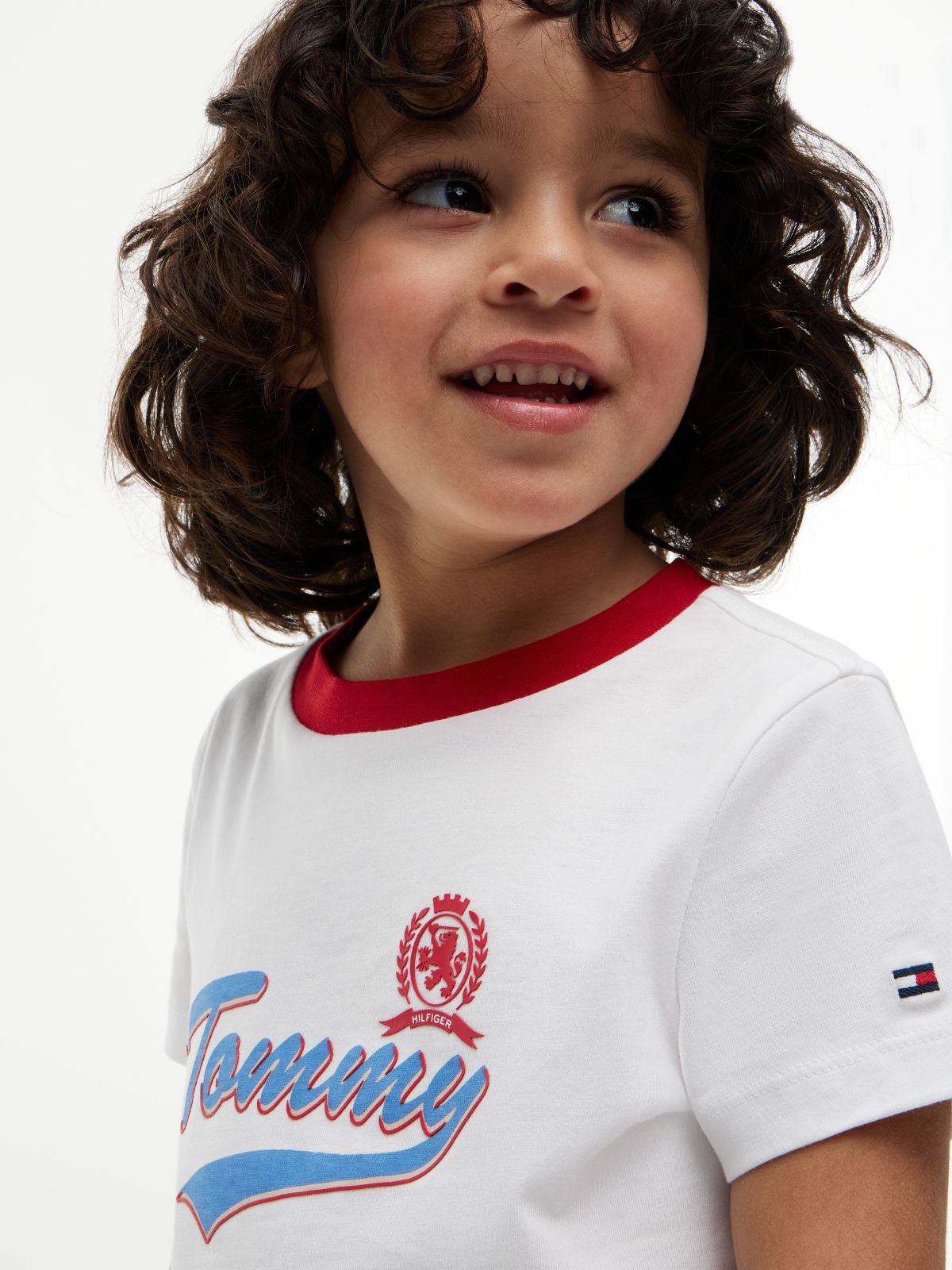 Crest Logo Jersey T-Shirt — White