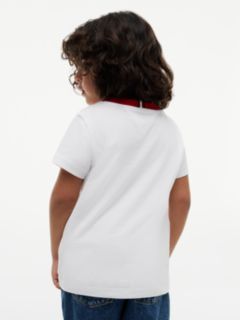 Crest Logo Jersey T-Shirt — White 4
