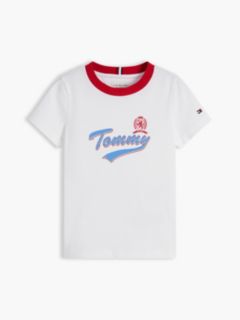 Crest Logo Jersey T-Shirt — White 5