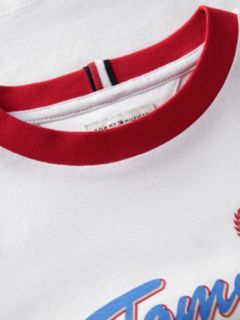 Crest Logo Jersey T-Shirt — White 6