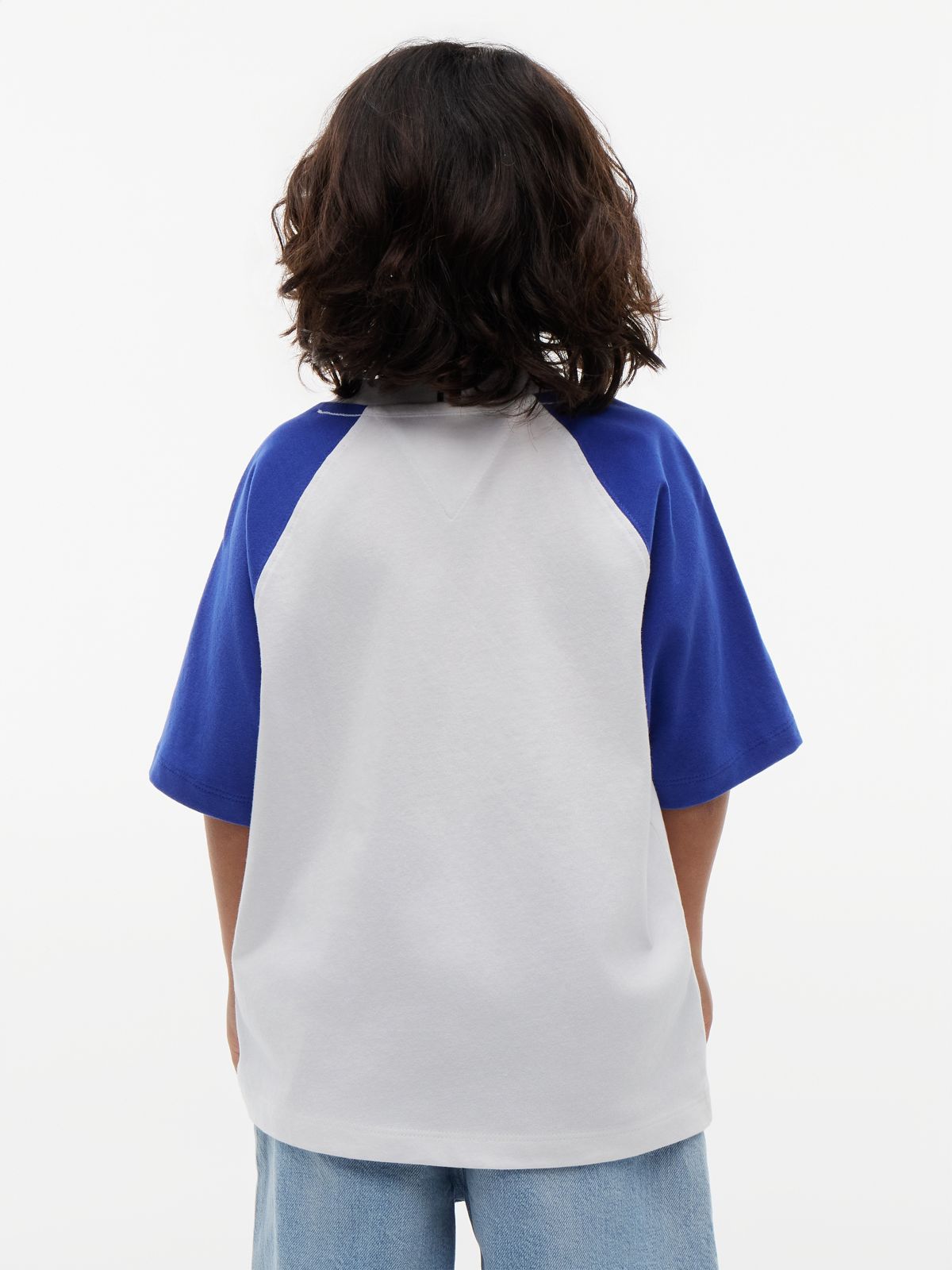 Logo Colour-Blocked Raglan Sleeve T-Shirt — Multi