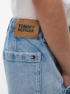 Faded Loose Denim Shorts — Blue 3