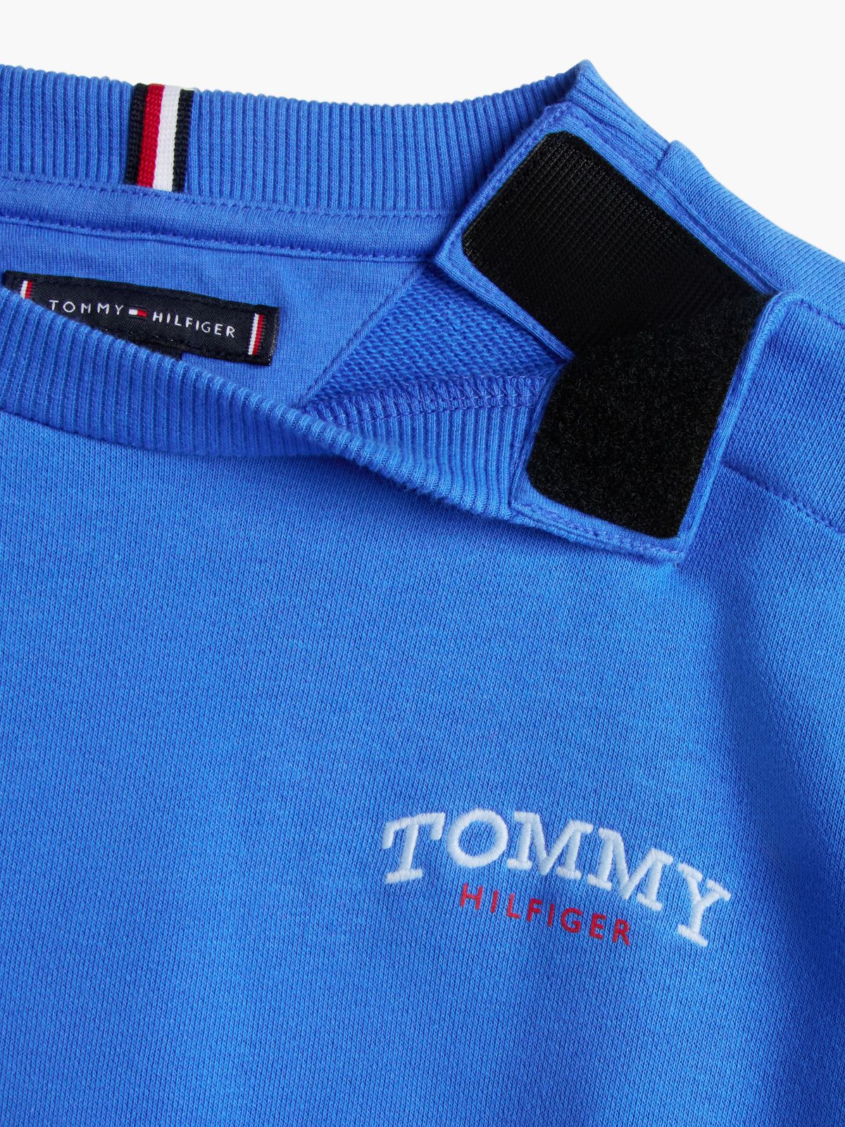 Adaptive Logo Brushed Fleece Sweatshirt — Blue