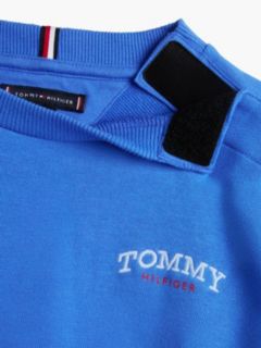 Adaptive Logo Brushed Fleece Sweatshirt — Blue 3