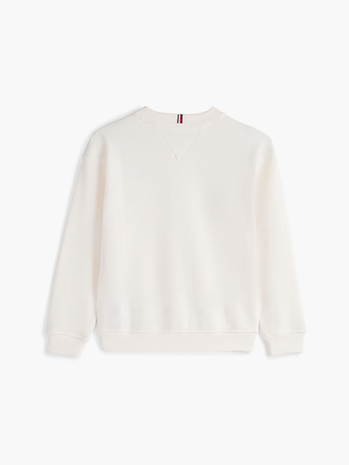 Adaptive Logo Brushed Fleece Sweatshirt — White