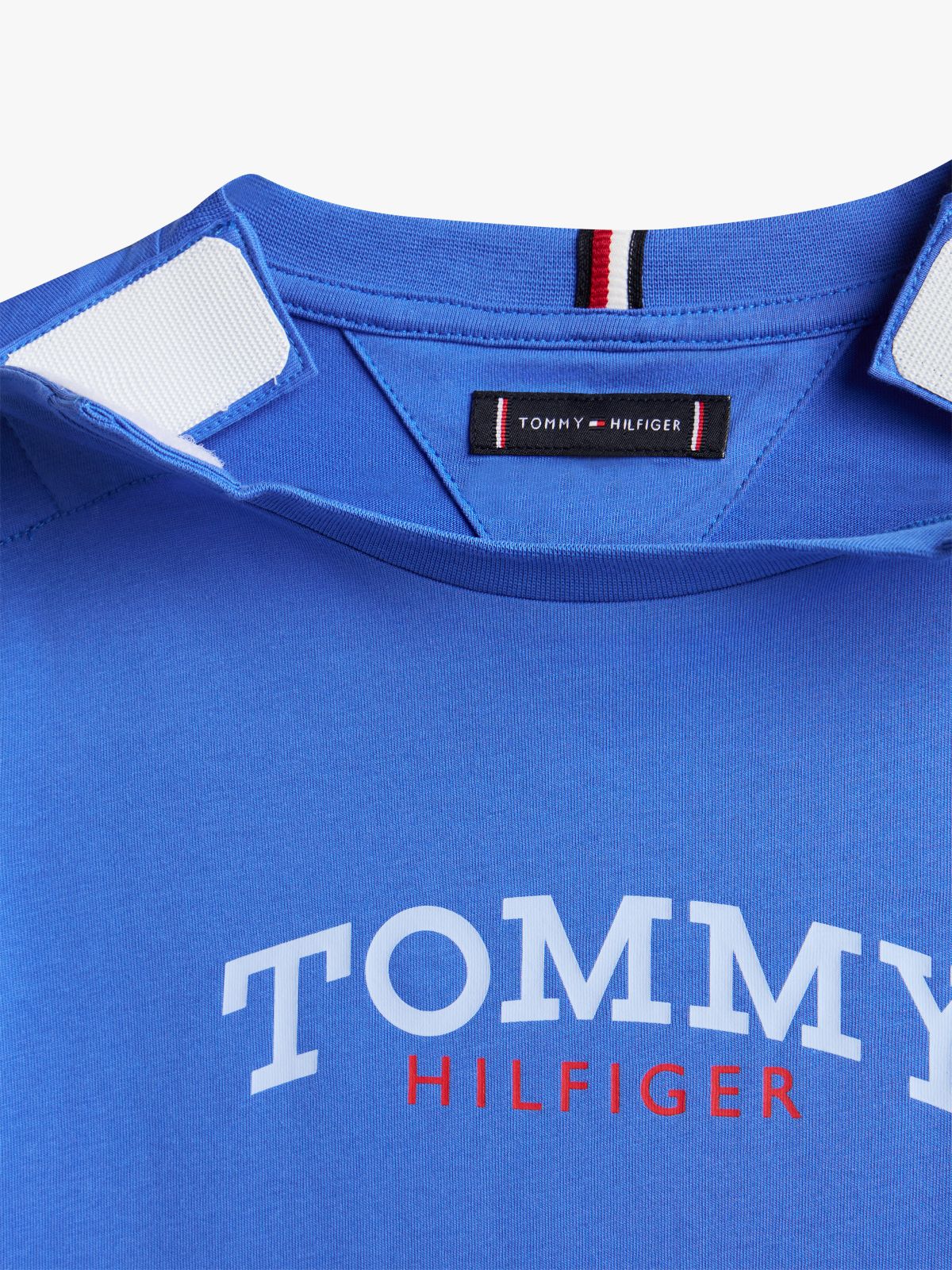 Adaptive Logo Jersey Crew Neck T-Shirt — Blue
