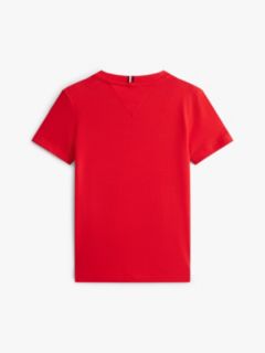 Adaptive Logo Jersey Crew Neck T-Shirt — Red 2