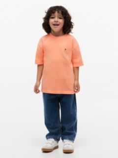 Back Logo Graphic Jersey T-Shirt — Orange 2