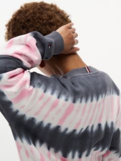 Tie-Dye Terry Crew Neck Sweatshirt — Multi 4