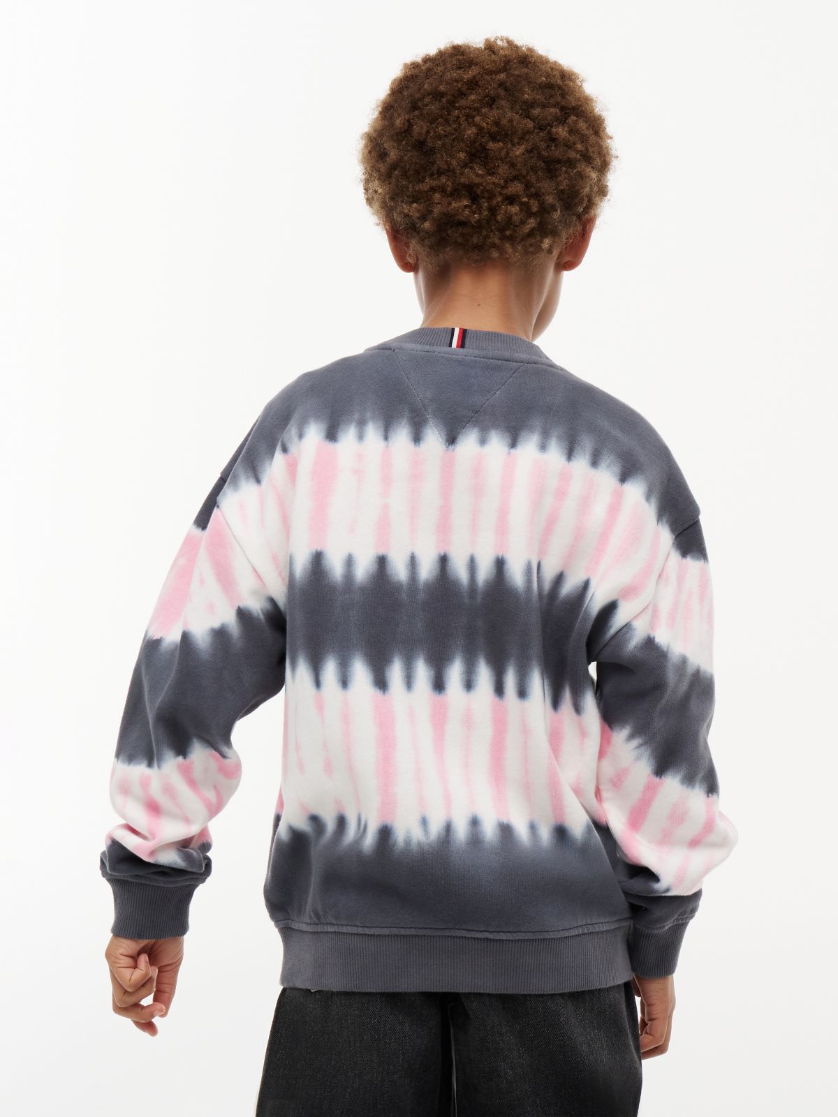 Tie-Dye Terry Crew Neck Sweatshirt — Multi
