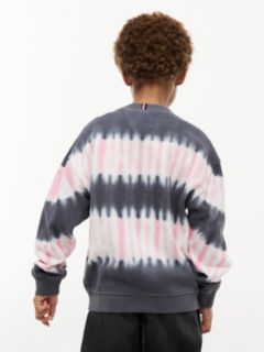 Tie-Dye Terry Crew Neck Sweatshirt — Multi 5
