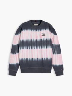Tie-Dye Terry Crew Neck Sweatshirt — Multi 6