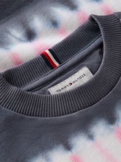 Tie-Dye Terry Crew Neck Sweatshirt — Multi 7