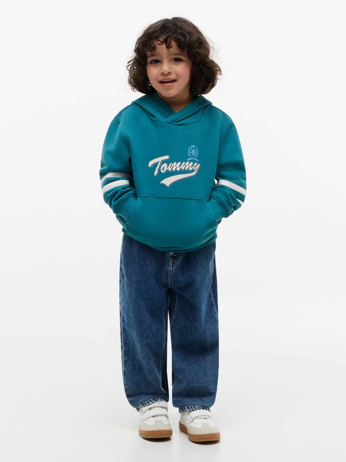 Crest Logo Hoody — Green