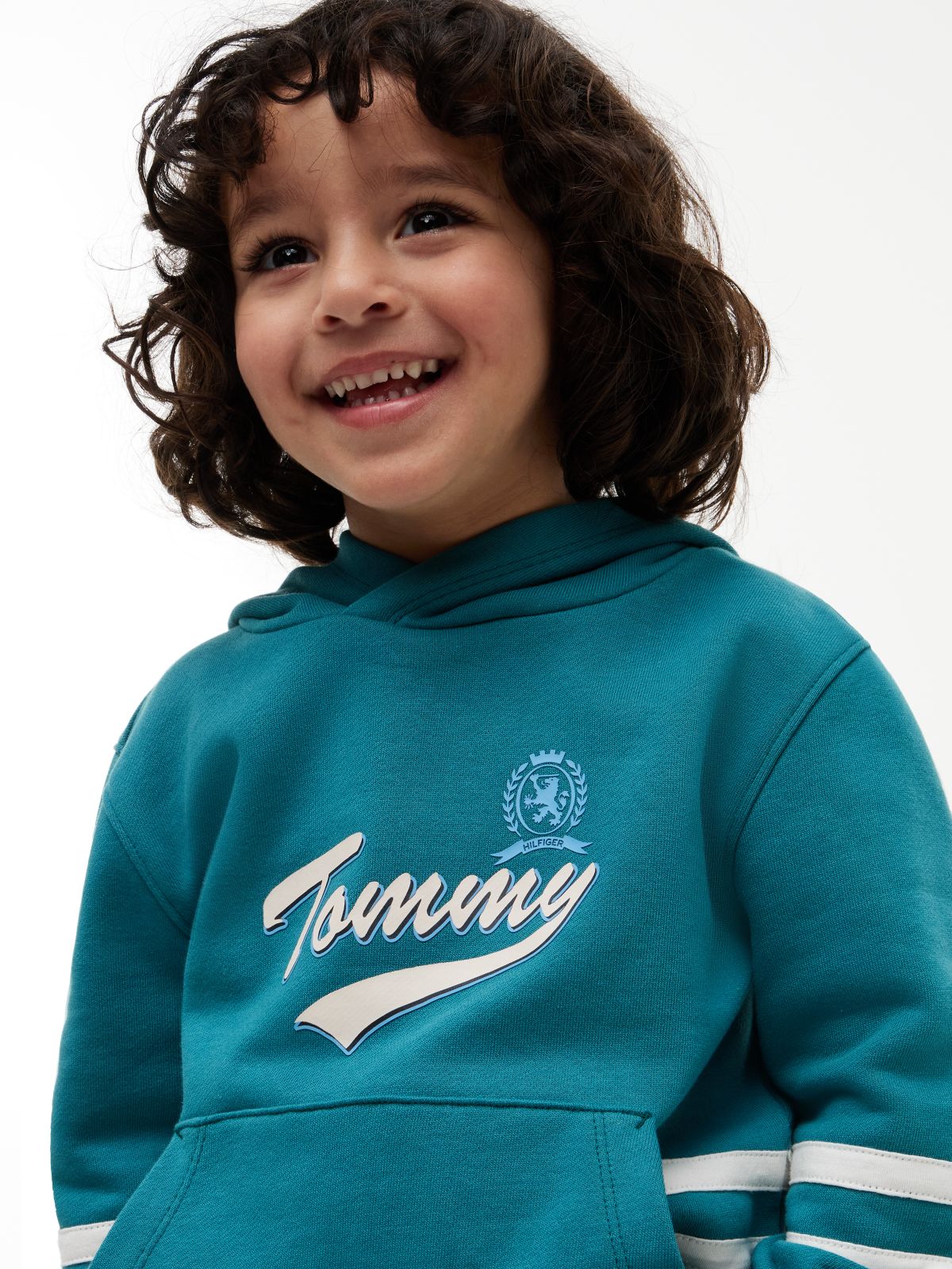 Crest Logo Hoody — Green