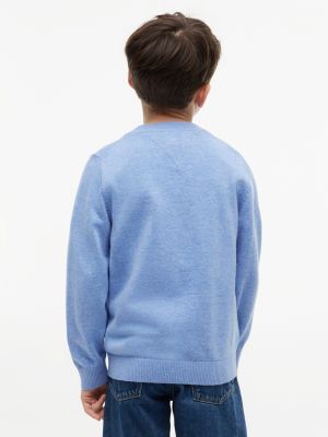 Outline Flag Logo Jersey T-Shirt | White | Tommy Hilfiger