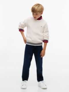 Relaxed Cable Knit Sleeve Jumper — Yellow 2