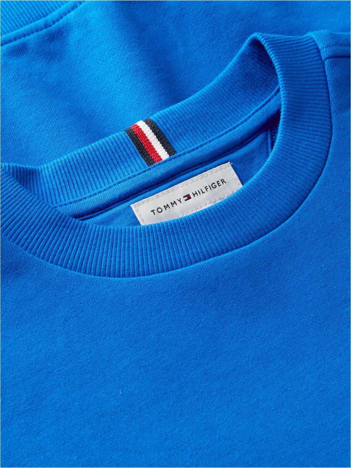 Varsity Logo Relaxed Sweatshirt — Blue