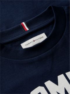 Logo Jersey Relaxed Crew Neck T-Shirt — Blue 6